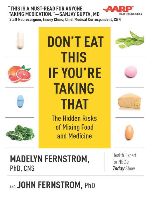 Title details for Don't Eat This If You're Taking That by Madelyn Fernstrom - Available